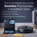 Roomba Plus Combo Robot Vacuum & Mop + AutoWash Dock