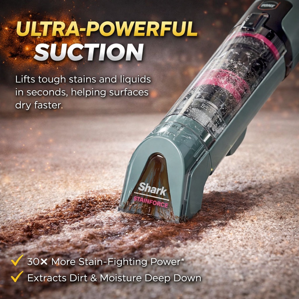 StainForce Handheld Spot & Stain Cleaner with Storage Caddy